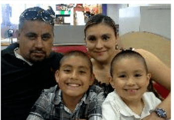 photo of Mrs. Lopez and her family